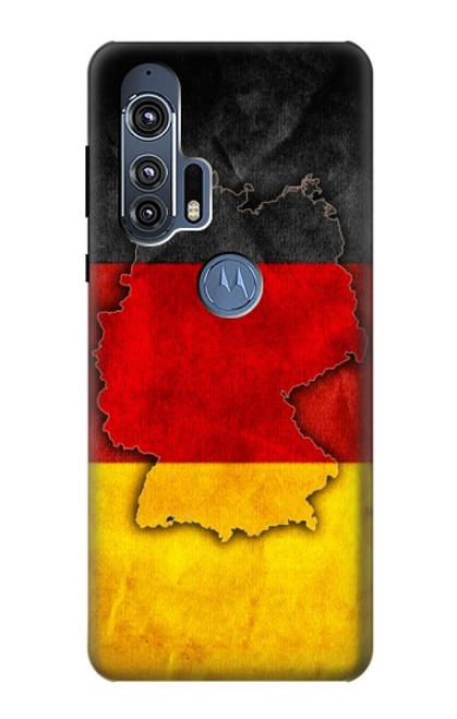 W2935 Germany Flag Map Hard Case and Leather Flip Case For Motorola Edge+