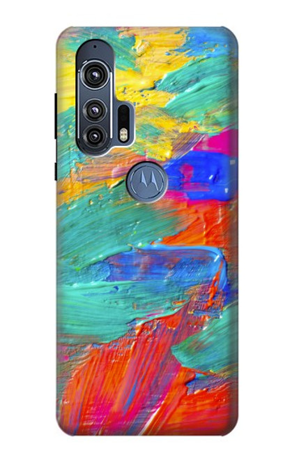 W2942 Brush Stroke Painting Hard Case and Leather Flip Case For Motorola Edge+