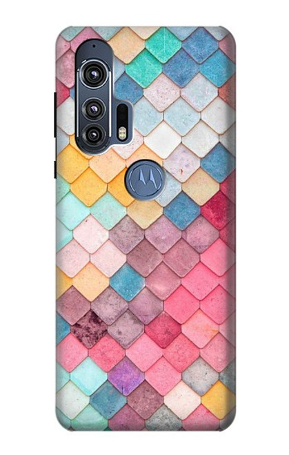 W2947 Candy Minimal Pastel Colors Hard Case and Leather Flip Case For Motorola Edge+