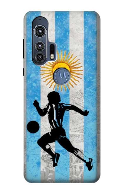 W2977 Argentina Football Soccer Hard Case and Leather Flip Case For Motorola Edge+