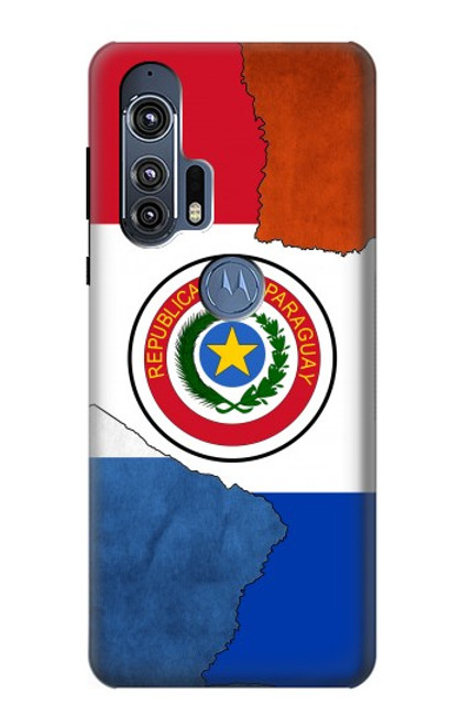 W3017 Paraguay Flag Hard Case and Leather Flip Case For Motorola Edge+