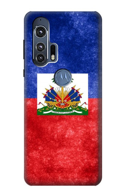 W3022 Haiti Flag Hard Case and Leather Flip Case For Motorola Edge+