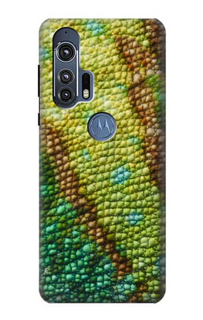 W3057 Lizard Skin Graphic Printed Hard Case and Leather Flip Case For Motorola Edge+