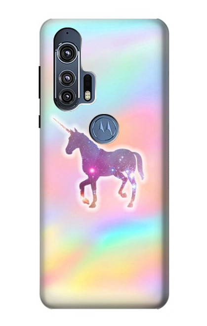 W3203 Rainbow Unicorn Hard Case and Leather Flip Case For Motorola Edge+