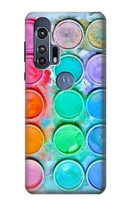 W3235 Watercolor Mixing Hard Case and Leather Flip Case For Motorola Edge+