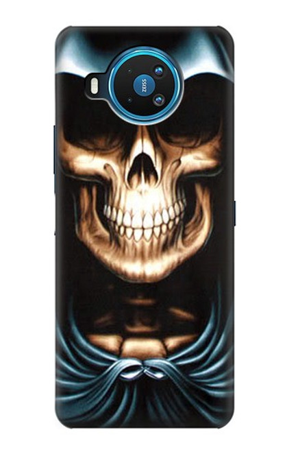 W0225 Skull Grim Reaper Hard Case and Leather Flip Case For Nokia 8.3 5G