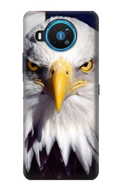 W0854 Eagle American Hard Case and Leather Flip Case For Nokia 8.3 5G