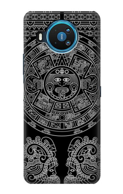 W1838 Mayan Pattern Hard Case and Leather Flip Case For Nokia 8.3 5G