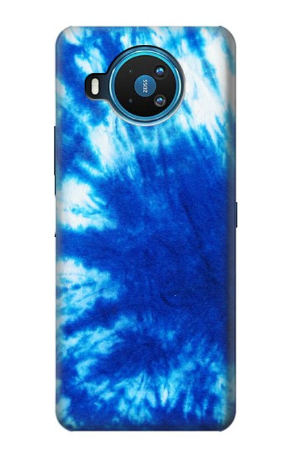 W1869 Tie Dye Blue Hard Case and Leather Flip Case For Nokia 8.3 5G