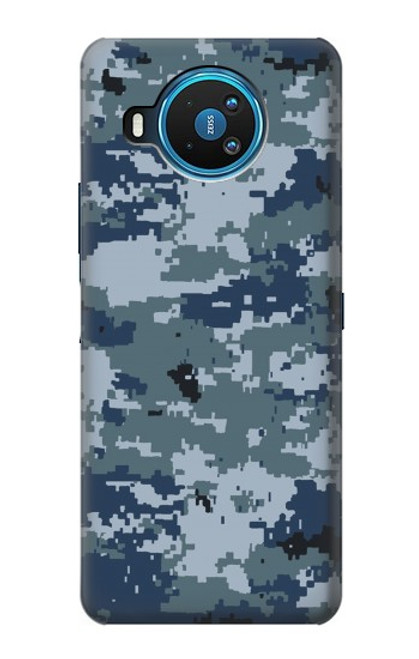 W2346 Navy Camo Camouflage Graphic Hard Case and Leather Flip Case For Nokia 8.3 5G