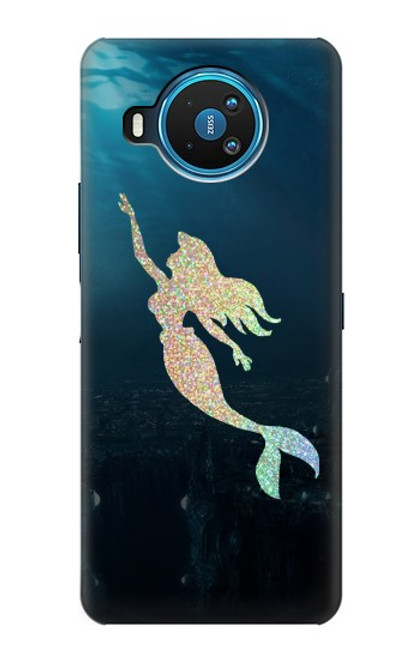 W3250 Mermaid Undersea Hard Case and Leather Flip Case For Nokia 8.3 5G