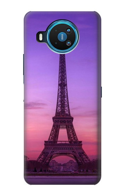 W3447 Eiffel Paris Sunset Hard Case and Leather Flip Case For Nokia 8.3 5G