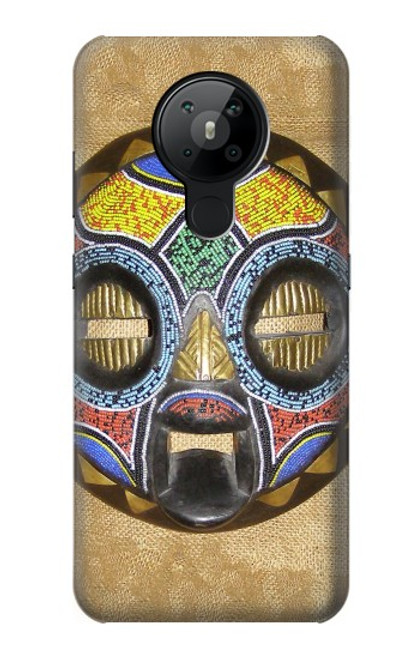 W0965 African Baluba Mask Hard Case and Leather Flip Case For Nokia 5.3