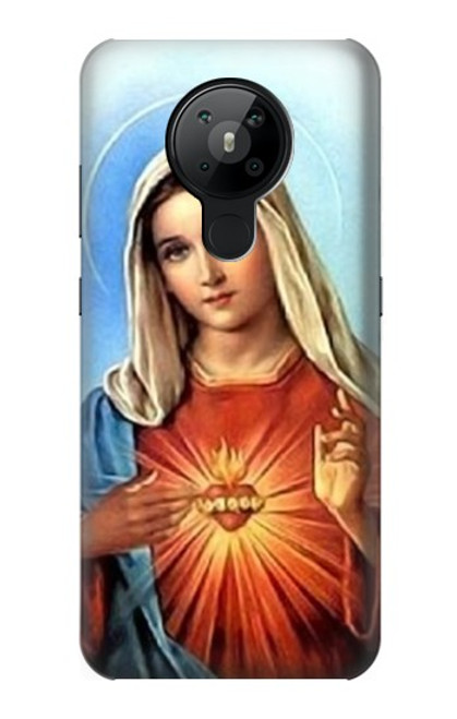 W2420 The Virgin Mary Santa Maria Hard Case and Leather Flip Case For Nokia 5.3