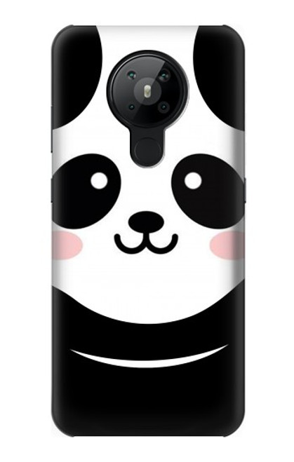 W2662 Cute Panda Cartoon Hard Case and Leather Flip Case For Nokia 5.3