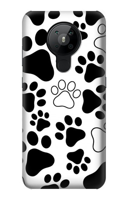 W2904 Dog Paw Prints Hard Case and Leather Flip Case For Nokia 5.3