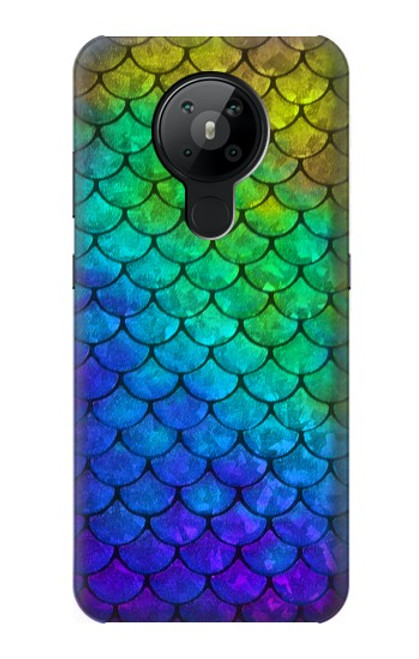 W2930 Mermaid Fish Scale Hard Case and Leather Flip Case For Nokia 5.3