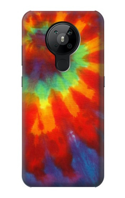 W2985 Colorful Tie Dye Texture Hard Case and Leather Flip Case For Nokia 5.3