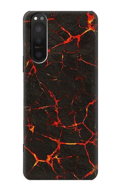 W3696 Lava Magma Hard Case and Leather Flip Case For Sony Xperia 5 II