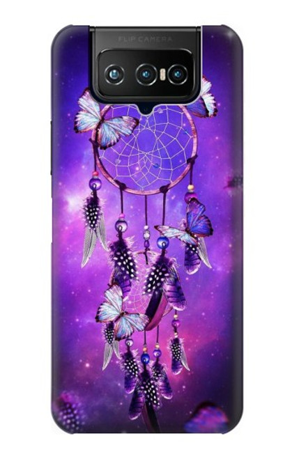 W3685 Dream Catcher Hard Case and Leather Flip Case For ASUS ZenFone 7 Pro