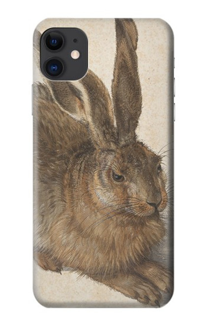 W3781 Albrecht Durer Young Hare Hard Case and Leather Flip Case For iPhone 11