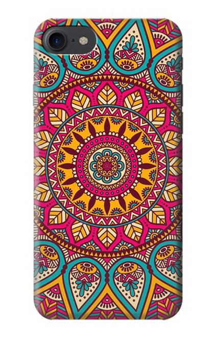 W3694 Hippie Art Pattern Hard Case and Leather Flip Case For iPhone 7, iPhone 8, iPhone SE (2020) (2022)