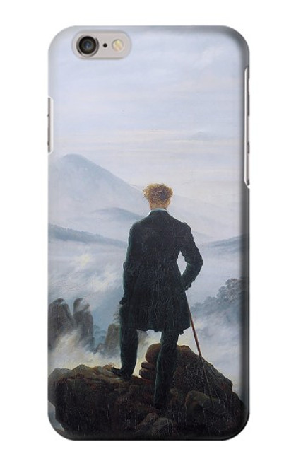 W3789 Wanderer above the Sea of Fog Hard Case and Leather Flip Case For iPhone 6 6S