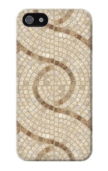 W3703 Mosaic Tiles Hard Case and Leather Flip Case For iPhone 4 4S