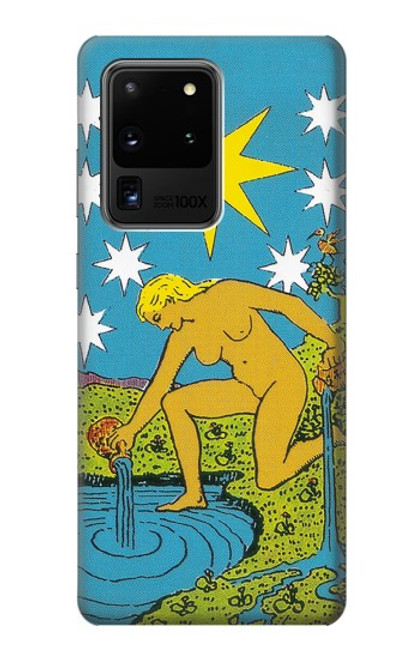 W3744 Tarot Card The Star Hard Case and Leather Flip Case For Samsung Galaxy S20 Ultra