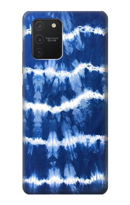 W3671 Blue Tie Dye Hard Case and Leather Flip Case For Samsung Galaxy S10 Lite