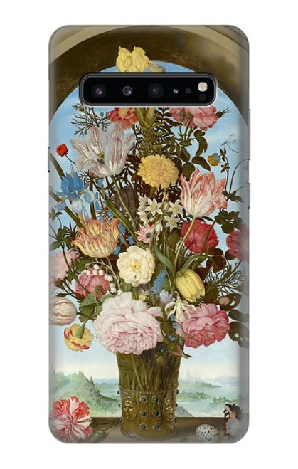 W3749 Vase of Flowers Hard Case and Leather Flip Case For Samsung Galaxy S10 5G