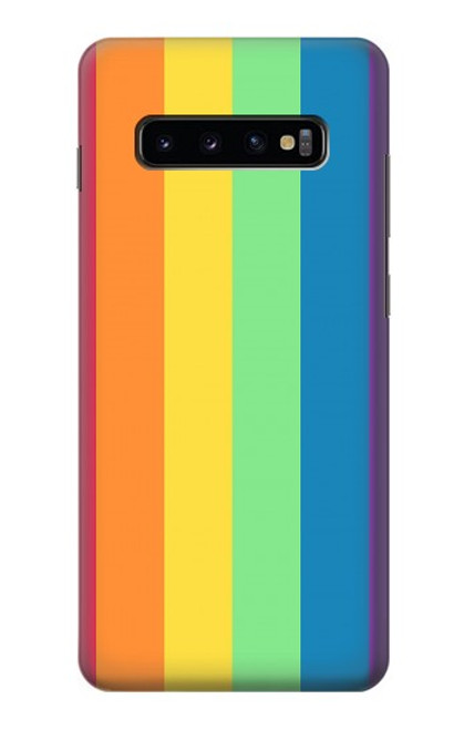 W3699 LGBT Pride Hard Case and Leather Flip Case For Samsung Galaxy S10 Plus