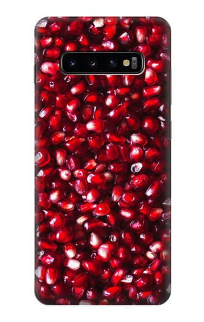 W3757 Pomegranate Hard Case and Leather Flip Case For Samsung Galaxy S10 Plus