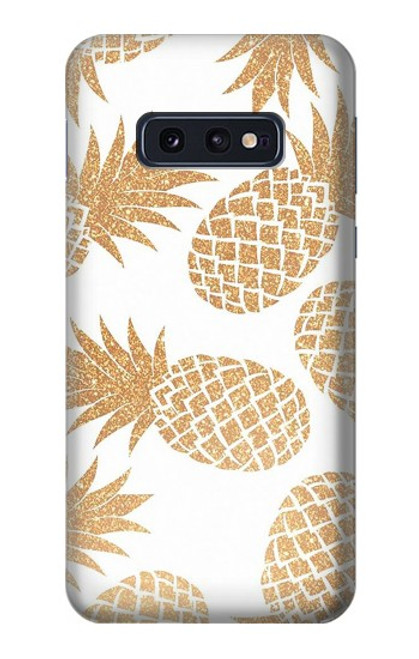 W3718 Seamless Pineapple Hard Case and Leather Flip Case For Samsung Galaxy S10e