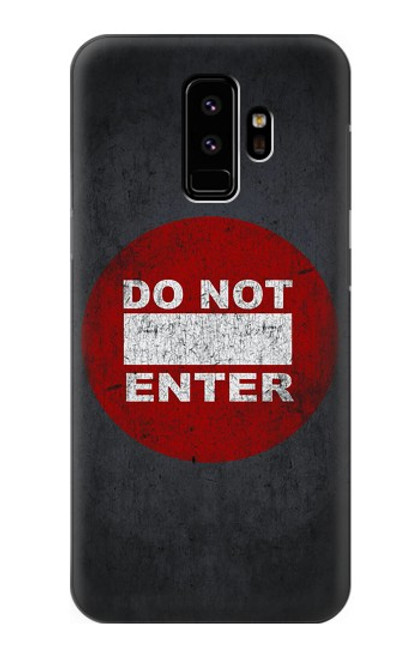 W3683 Do Not Enter Hard Case and Leather Flip Case For Samsung Galaxy S9