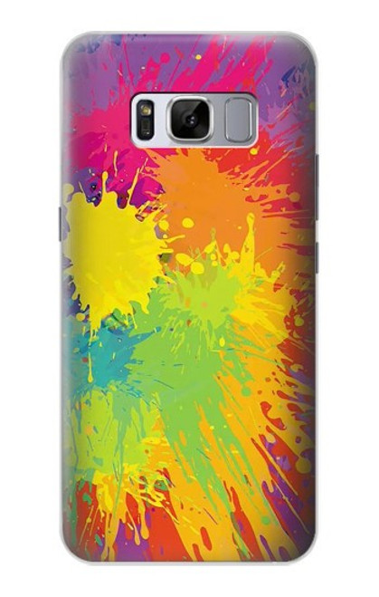 W3675 Color Splash Hard Case and Leather Flip Case For Samsung Galaxy S8 Plus