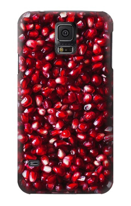 W3757 Pomegranate Hard Case and Leather Flip Case For Samsung Galaxy S5