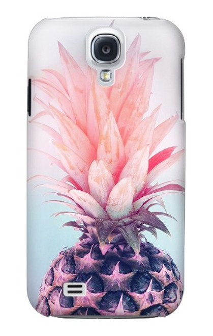 W3711 Pink Pineapple Hard Case and Leather Flip Case For Samsung Galaxy S4