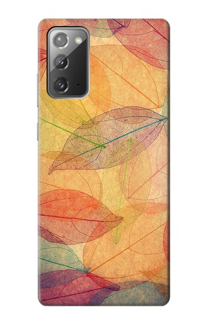 W3686 Fall Season Leaf Autumn Hard Case and Leather Flip Case For Samsung Galaxy Note 20