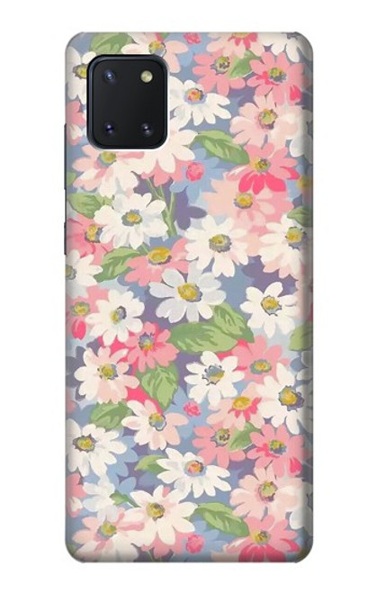 W3688 Floral Flower Art Pattern Hard Case and Leather Flip Case For Samsung Galaxy Note10 Lite