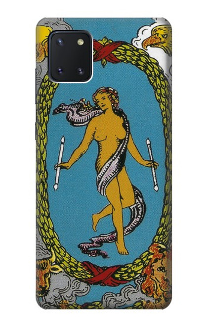 W3746 Tarot Card The World Hard Case and Leather Flip Case For Samsung Galaxy Note10 Lite