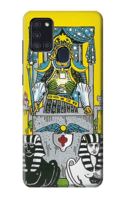 W3739 Tarot Card The Chariot Hard Case and Leather Flip Case For Samsung Galaxy A21s