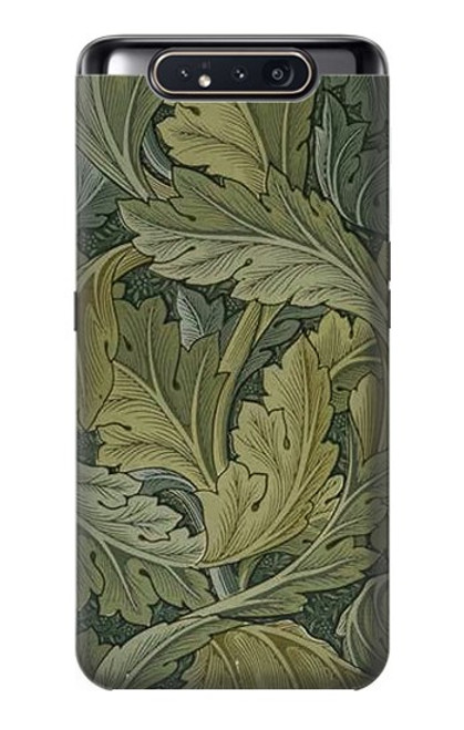 W3790 William Morris Acanthus Leaves Hard Case and Leather Flip Case For Samsung Galaxy A80