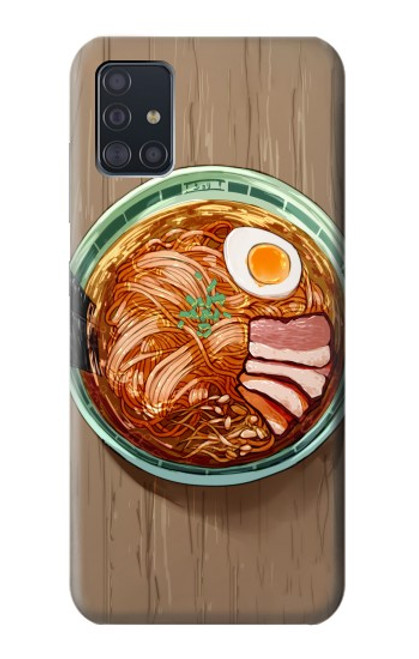 W3756 Ramen Noodles Hard Case and Leather Flip Case For Samsung Galaxy A51