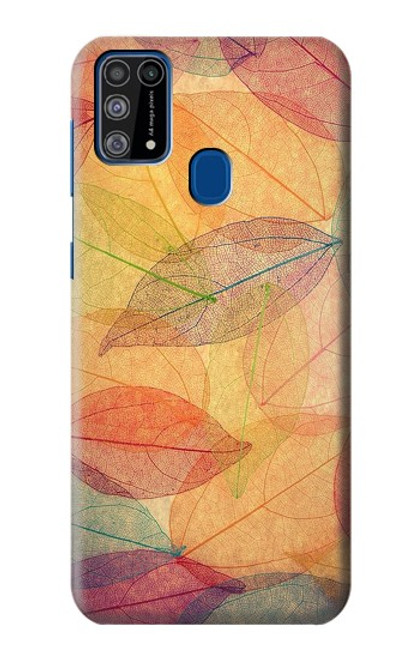 W3686 Fall Season Leaf Autumn Hard Case and Leather Flip Case For Samsung Galaxy M31
