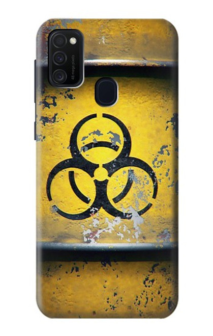 W3669 Biological Hazard Tank Graphic Hard Case and Leather Flip Case For Samsung Galaxy M21