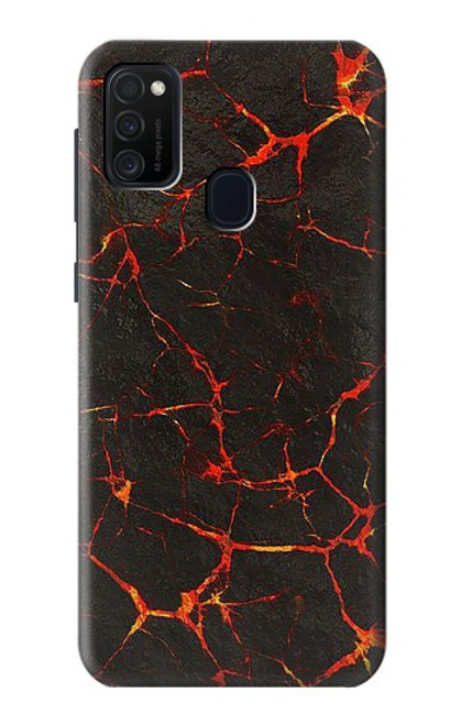 W3696 Lava Magma Hard Case and Leather Flip Case For Samsung Galaxy M21