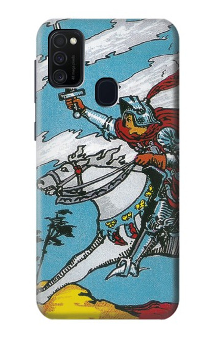 W3731 Tarot Card Knight of Swords Hard Case and Leather Flip Case For Samsung Galaxy M21