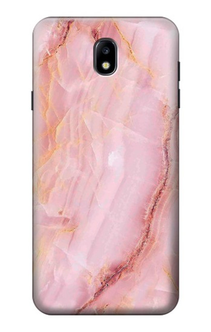 W3670 Blood Marble Hard Case and Leather Flip Case For Samsung Galaxy J7 (2018), J7 Aero, J7 Top, J7 Aura, J7 Crown, J7 Refine, J7 Eon, J7 V 2nd Gen, J7 Star