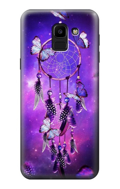 W3685 Dream Catcher Hard Case and Leather Flip Case For Samsung Galaxy J6 (2018)